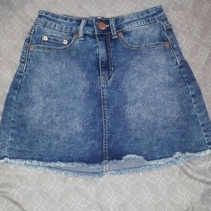 Mini Jean Skirt